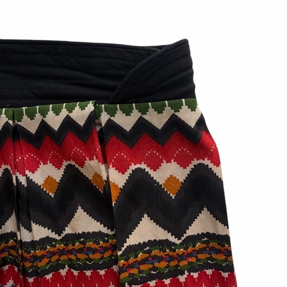 Anthropologie Fei Denpasar pleated Colorful skirt Size 4 - Picture 3 of 6